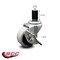 Service Caster 2 Inch Thermoplastic Rubber Wheel 1-1/2 Inch Expanding Stem Caster with Brake SCC-EX05S210-TPRS-SLB-112 - alternate 4